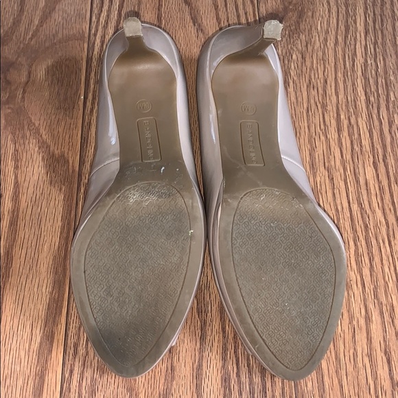 Open toe nude pumps - Picture 3 of 4